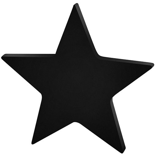 Black Star Paperweight 3/8