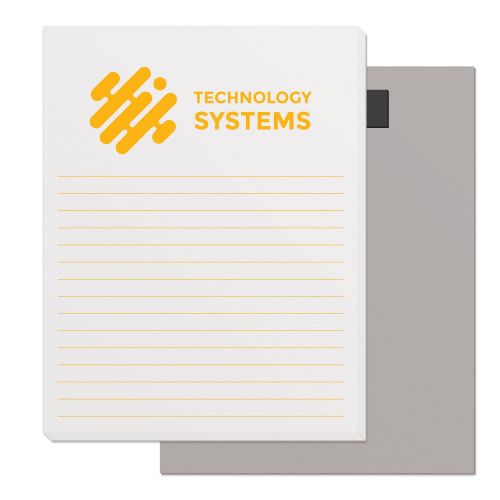 50 Sheet Magnetic Note-Pad (4.25" x 5.5") 1 custom PMS colour