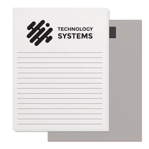 50 Sheet Magnetic Note-Pad (4.25" x 5.5") Black