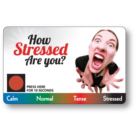 .020 Plastic Stress Card *Special (2.125" x 3.375") 4CP & varnish