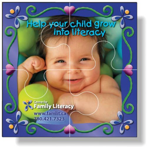 Four-Piece Magnetic Puzzle (3.5" x 3.5") 4CP & varnish