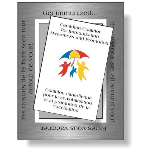 Magnetic Photo Frame / Rectangle (2.5" x 3.25") 4CP & varnish