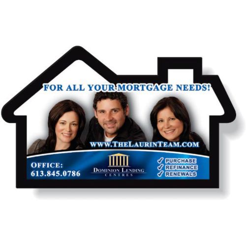 Stock Magnet / House (1.625" x 2.625") 4CP & varnish