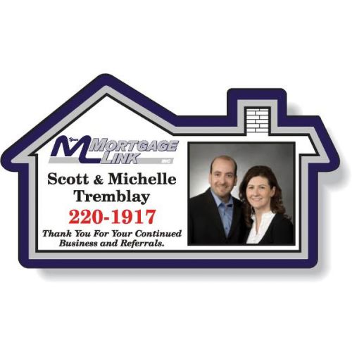 Stock Magnet / House (2" x 3.5") 4CP & varnish