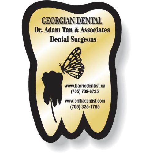 Stock Magnet / Tooth (1.625" x 2.375") 4CP & varnish