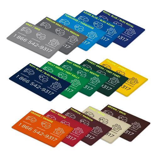 Product image showing color choices, showing many samples