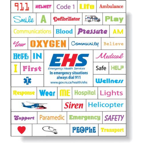 Magnetic Word Set / 44 pieces (3.5" x 4.125") 4CP & varnish